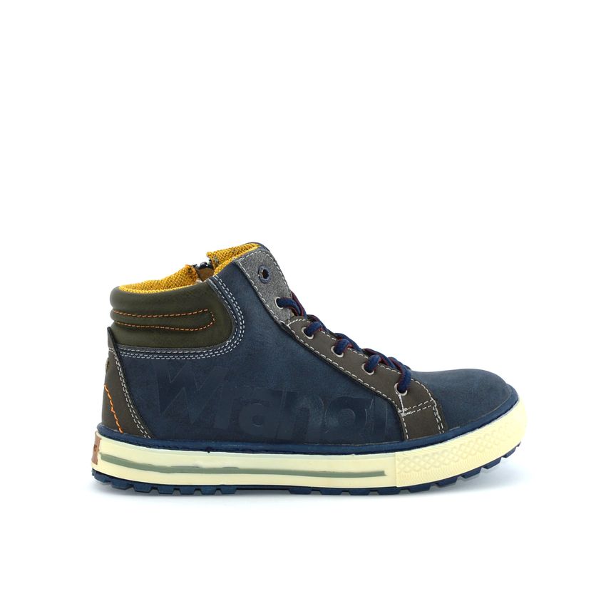 Wrangler WJ18214B scarpa alta bambino blu