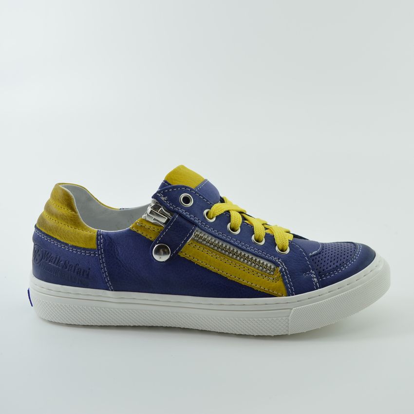 Walk Safari sneakers ragazzo E52168C blu/giallo